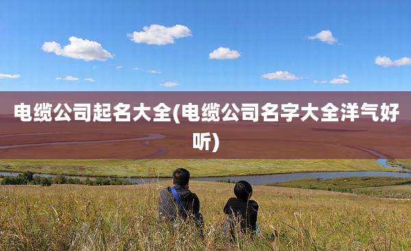 电缆公司起名大全(电缆公司名字大全洋气好听)