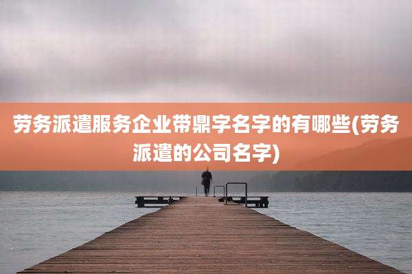 劳务派遣服务企业带鼎字名字的有哪些(劳务派遣的公司名字)