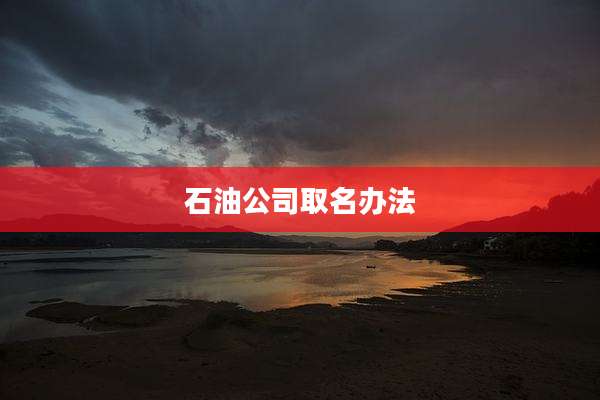 石油公司取名办法