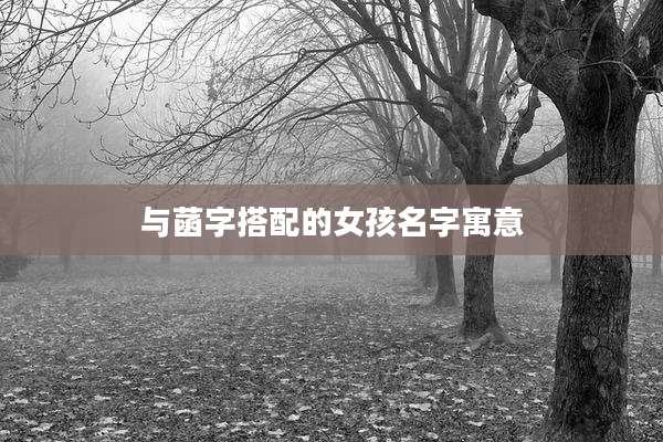 与菡字搭配的女孩名字寓意