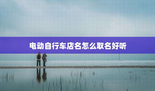 电动自行车店名怎么取名好听