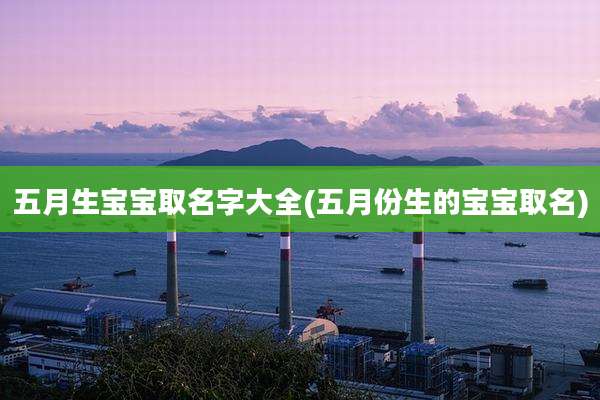 五月生宝宝取名字大全(五月份生的宝宝取名)