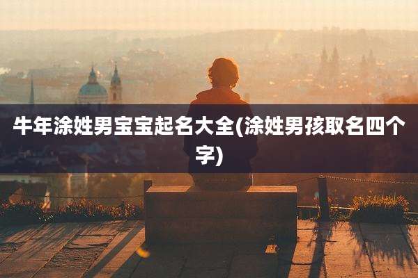 牛年涂姓男宝宝起名大全(涂姓男孩取名四个字)
