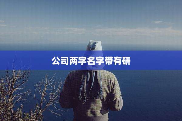 公司两字名字带有研