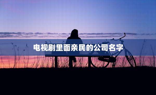 电视剧里面亲民的公司名字