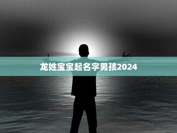 龙姓宝宝起名字男孩2024