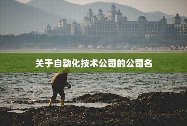 关于自动化技术公司的公司名