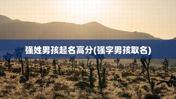 强姓男孩起名高分(强字男孩取名)