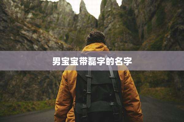男宝宝带磊字的名字
