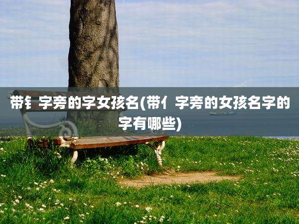 带钅字旁的字女孩名(带亻字旁的女孩名字的字有哪些)