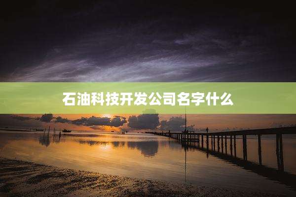 石油科技开发公司名字什么