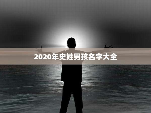 2020年史姓男孩名字大全