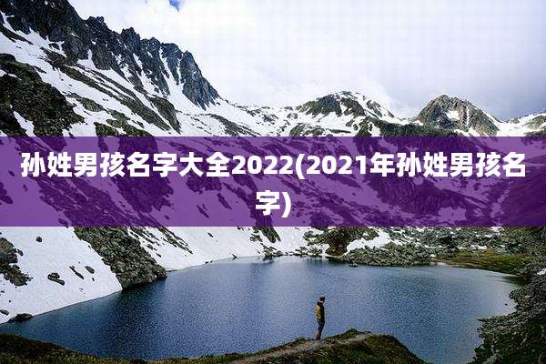 孙姓男孩名字大全2022(2021年孙姓男孩名字)