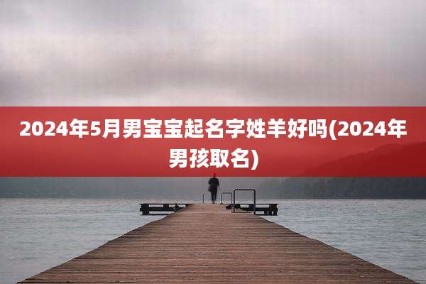 2024年5月男宝宝起名字姓羊好吗(2024年男孩取名)