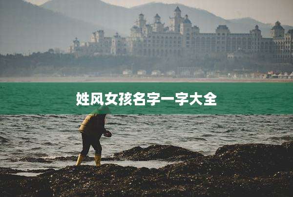 姓风女孩名字一字大全