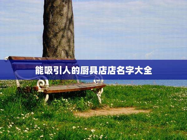 能吸引人的厨具店店名字大全