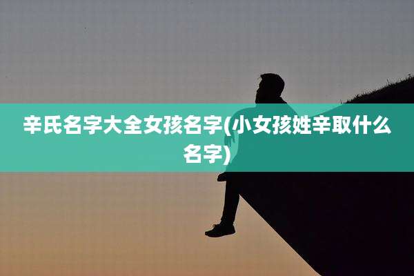 辛氏名字大全女孩名字(小女孩姓辛取什么名字)
