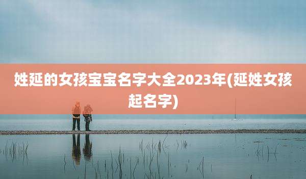 姓延的女孩宝宝名字大全2023年(延姓女孩起名字)