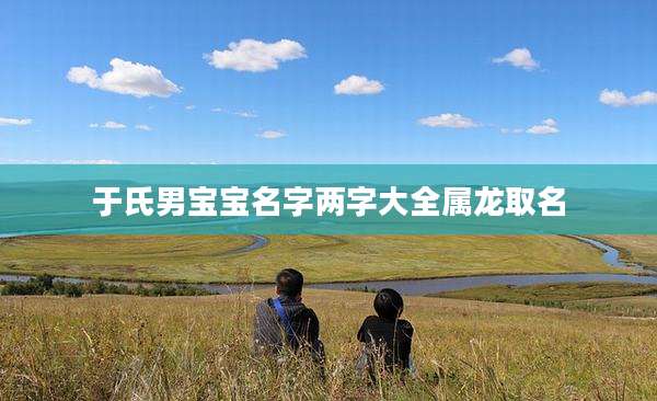 于氏男宝宝名字两字大全属龙取名