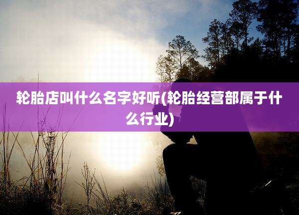 轮胎店叫什么名字好听(轮胎经营部属于什么行业)
