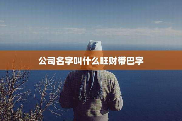 公司名字叫什么旺财带巴字