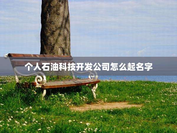 个人石油科技开发公司怎么起名字