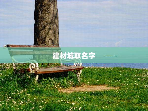 建材城取名字