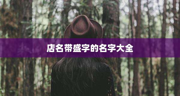 店名带盛字的名字大全