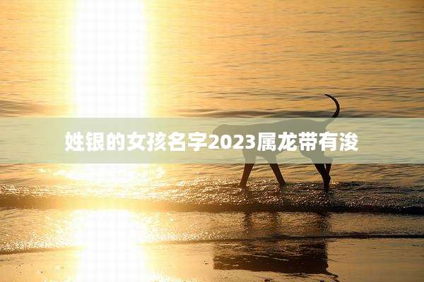 姓银的女孩名字2023属龙带有浚
