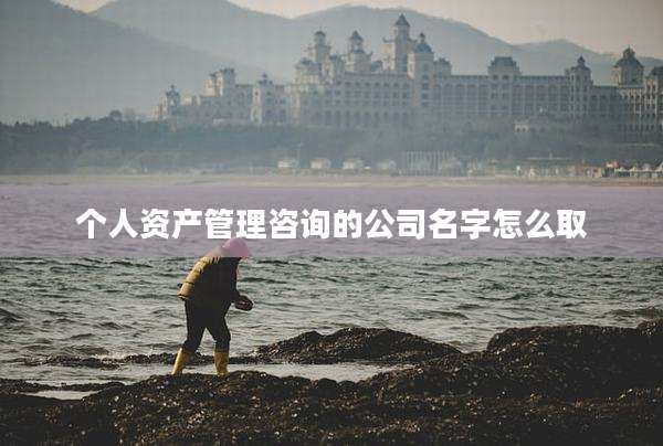 个人资产管理咨询的公司名字怎么取