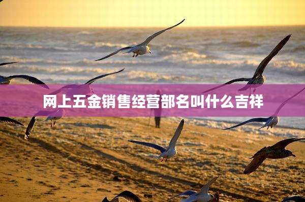 网上五金销售经营部名叫什么吉祥