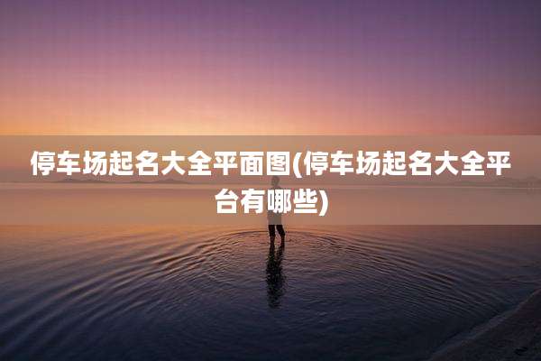 停车场起名大全平面图(停车场起名大全平台有哪些)