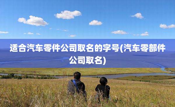 适合汽车零件公司取名的字号(汽车零部件公司取名)