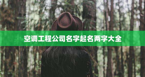 空调工程公司名字起名两字大全