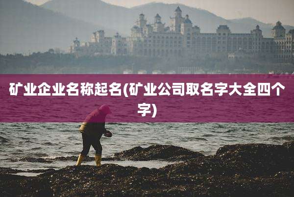 矿业企业名称起名(矿业公司取名字大全四个字)