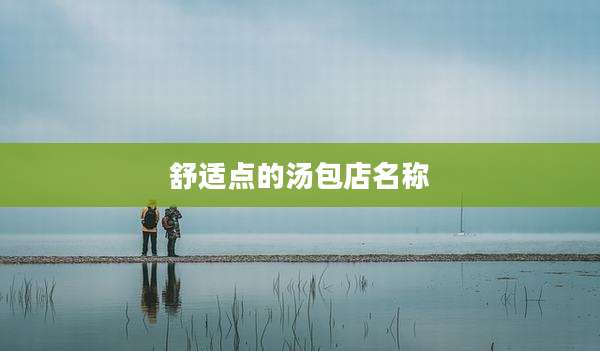 舒适点的汤包店名称
