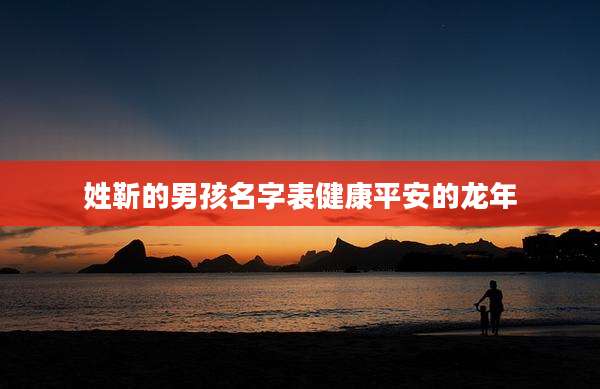 姓靳的男孩名字表健康平安的龙年