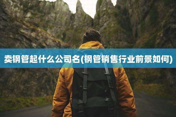 卖钢管起什么公司名(钢管销售行业前景如何)