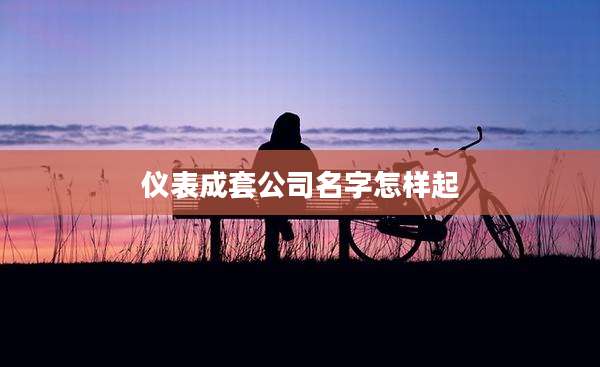 仪表成套公司名字怎样起