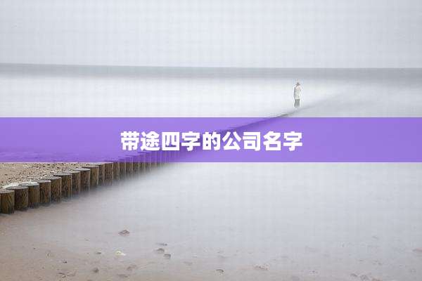 带途四字的公司名字