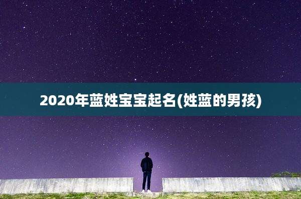 2020年蓝姓宝宝起名(姓蓝的男孩)