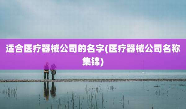 适合医疗器械公司的名字(医疗器械公司名称集锦)