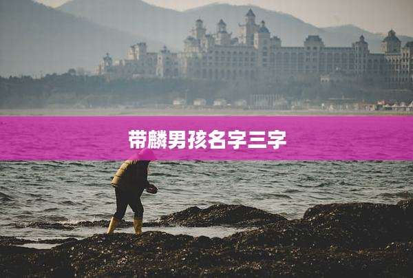 带麟男孩名字三字