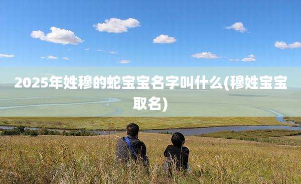 2025年姓穆的蛇宝宝名字叫什么(穆姓宝宝取名)