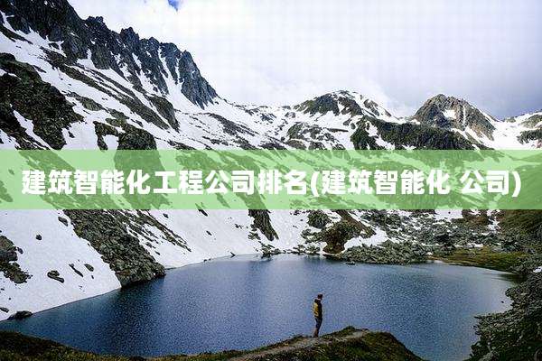 建筑智能化工程公司排名(建筑智能化 公司)