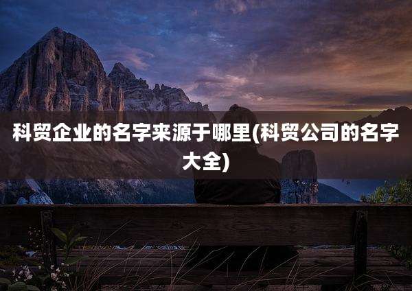 科贸企业的名字来源于哪里(科贸公司的名字大全)