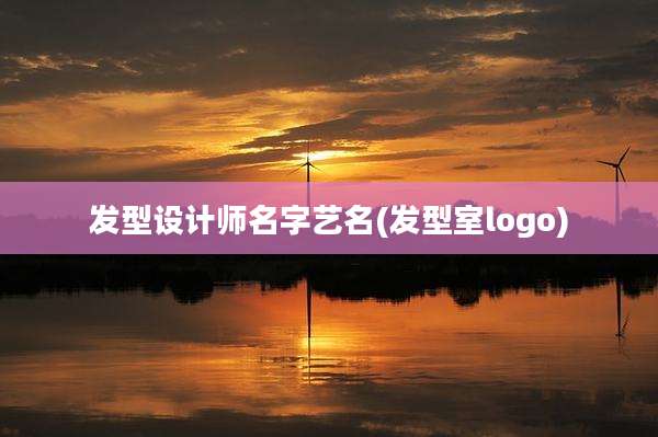 发型设计师名字艺名(发型室logo)