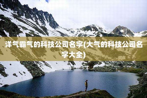 洋气霸气的科技公司名字(大气的科技公司名字大全)