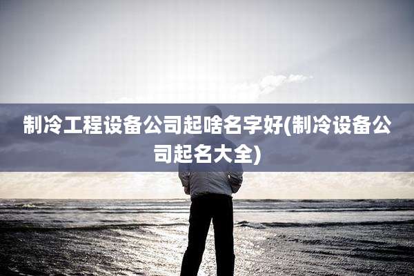 制冷工程设备公司起啥名字好(制冷设备公司起名大全)