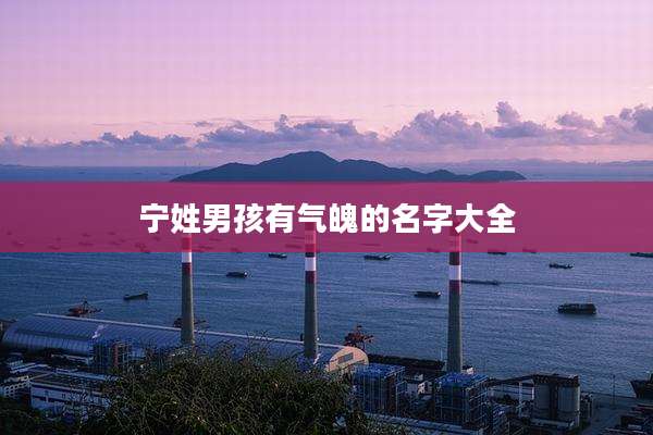 宁姓男孩有气魄的名字大全